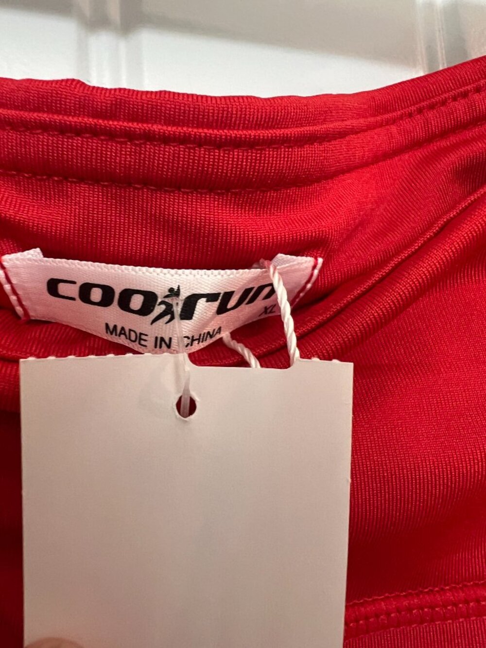 Coorun XL Red Athletic Skort NWT Tennis Golf Running Skirt with Pockets - Picture 6 of 10